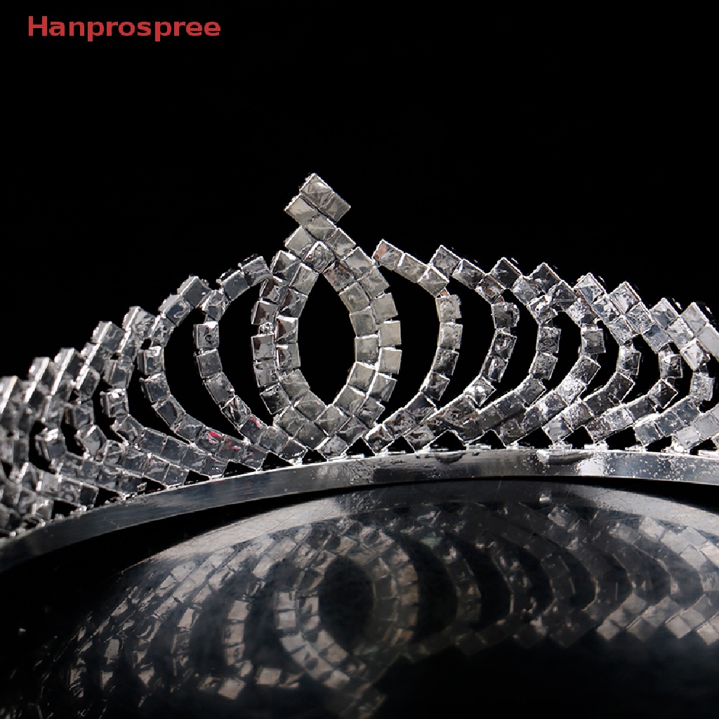 Cài Tóc Hình Vương Miện Đính Đá Pha Lê Thời Trang Dành Cho Trẻ Em