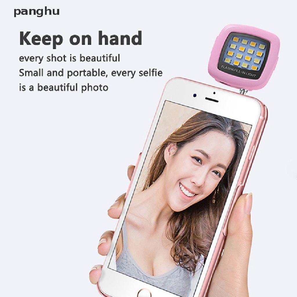 Đèn LED Trợ Sáng Chụp Ảnh Selfie Di Động Có Thể Sạc Lại