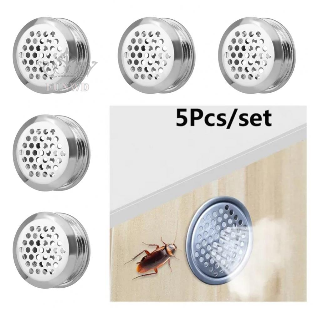 【FUNWD】5 Double Sided Wardrobe Shoe Cabinet Vents Cover Ventilator Grille Air Vent Hole