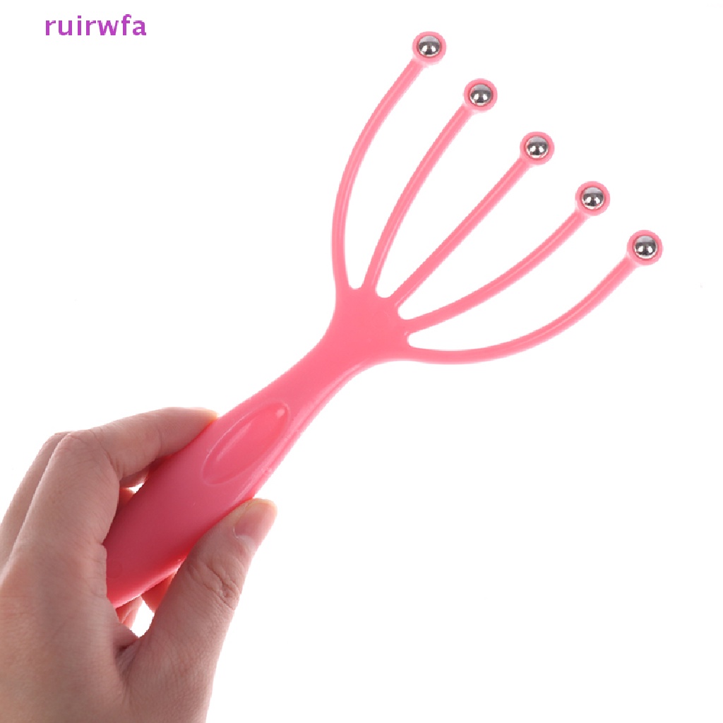 Ruirwfa Rake Dụng Cụ Massage Đầu Thư Giãn Năm Ngón Mới
