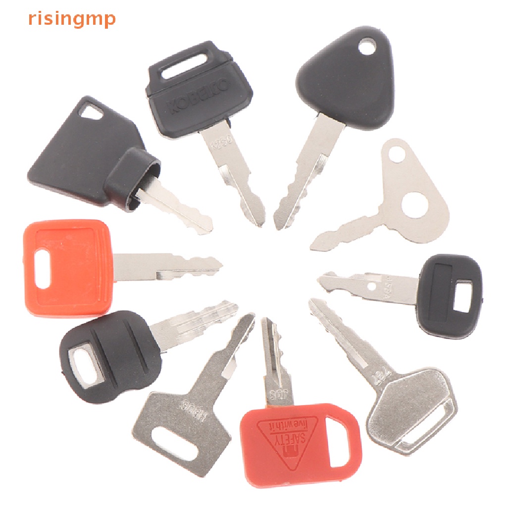 Bộ 10 Chìa Khóa Máy Móc Cho Kubota Komatsu Kobelco Machinery Digger