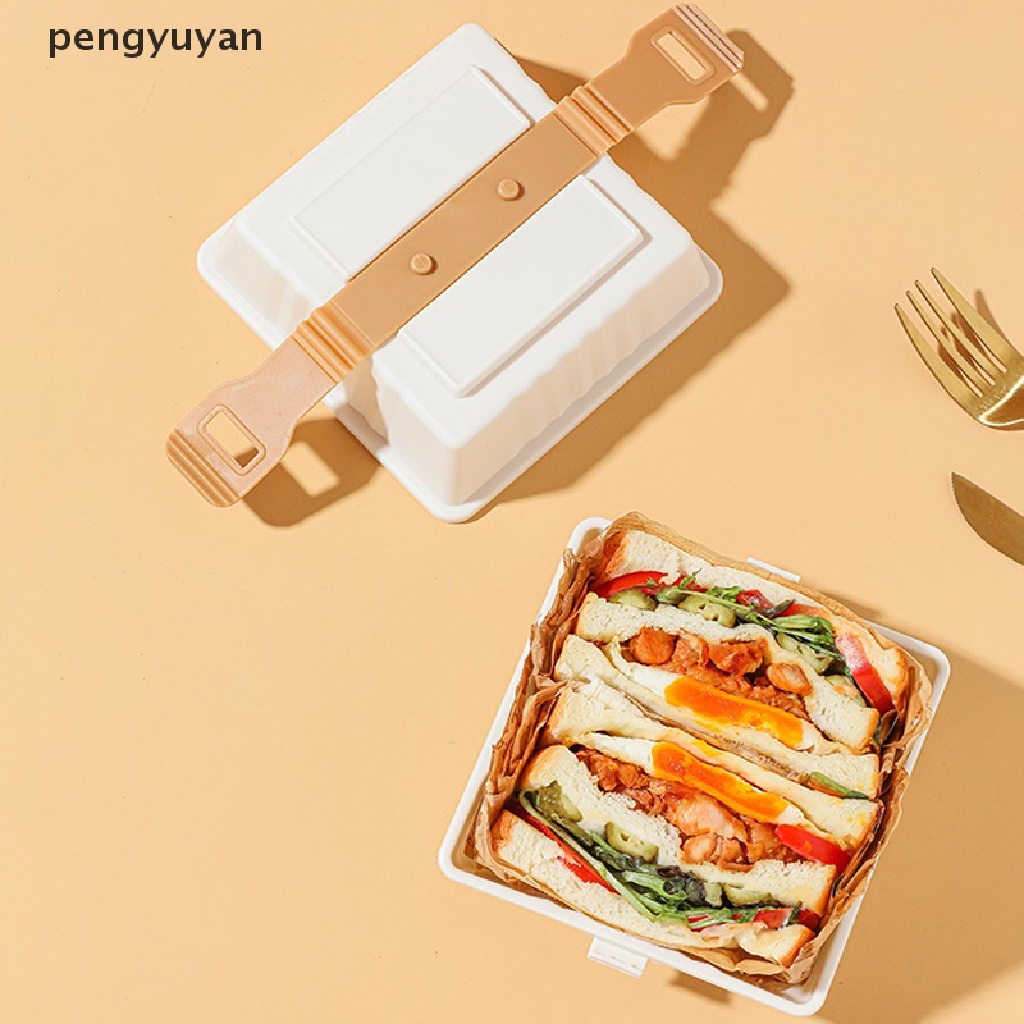 1 Hộp Đựng Burger 19CM Có Thể Tái Sử Dụng Kèm Nắp Chống Rò Rỉ