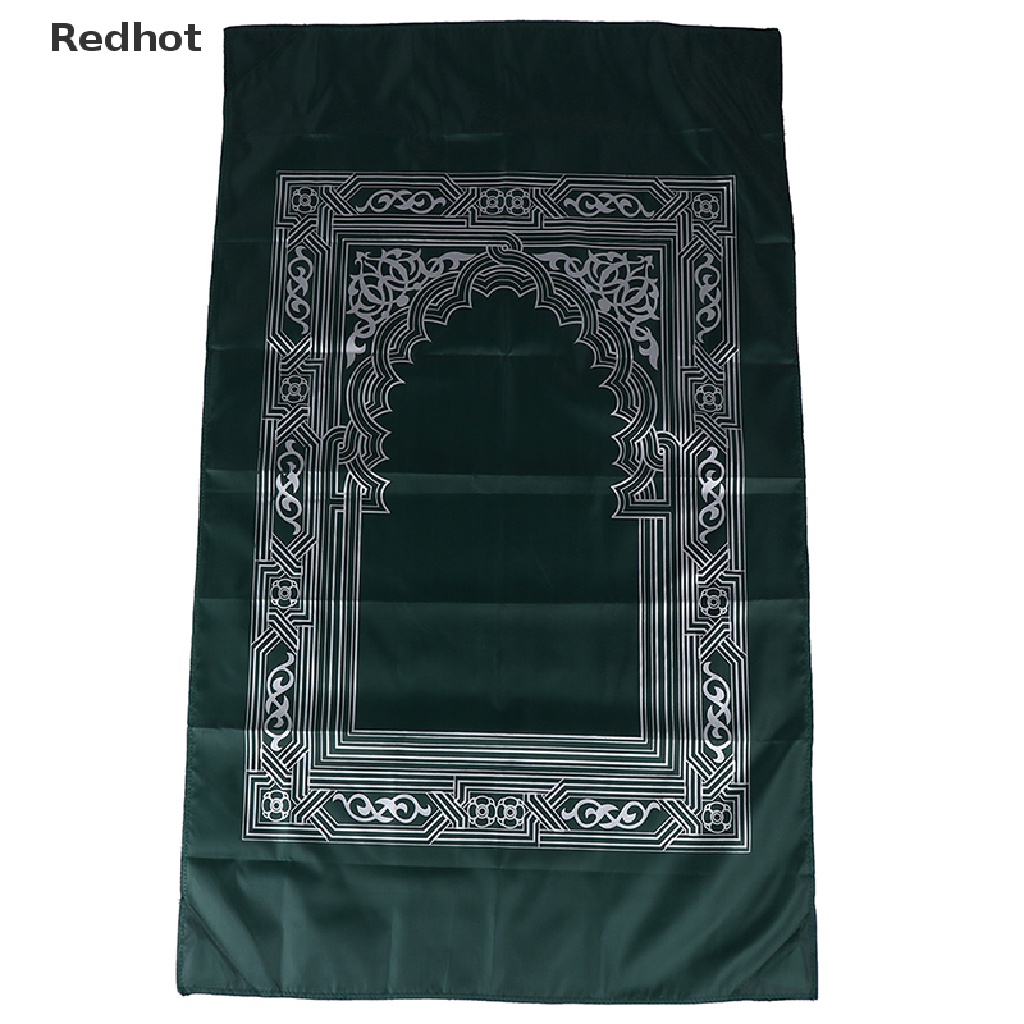 Thảm Cầu Nguyện Hồi Giáo 100 * 60cm Kèm La Bàn Tiện Dụng