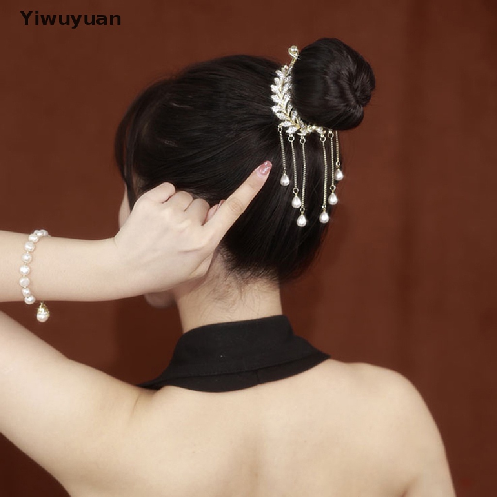 Kẹp Tóc Đính Ngọc Trai Thời Trang Cho Nữ