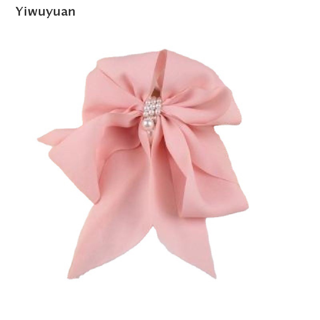 Kẹp Tóc Đính Nơ Và Ngọc Trai Cỡ Lớn Dễ Thương