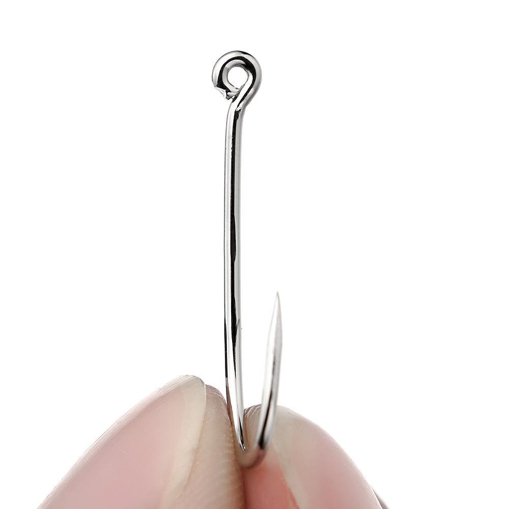 GOGOUP Hộp 50 Lưỡi Câu Cá Bằng Thép Cacbon # 1 # - 8 #