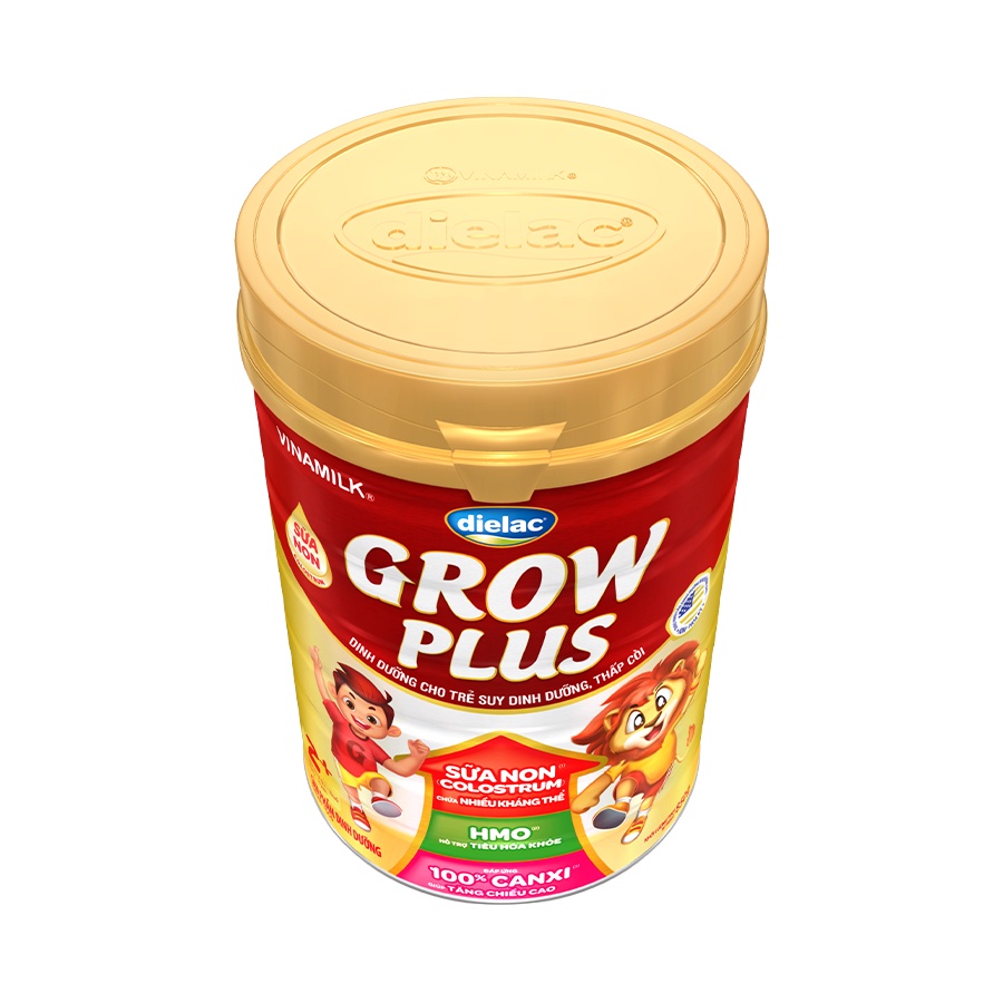 Sữa Non Vinamilk Dielac Grow Plus 2+ HT 850g (Sữa bột cho Trẻ Từ 2 - 10 Tuổi)