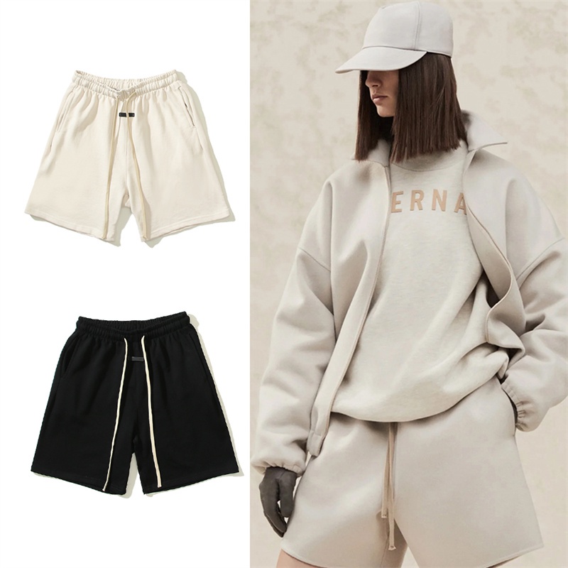 Quần Short Thể Thao Lưng Thun Co Giãn Tốt Thiết Kế Đơn Giản Cho Nam Và Nữ