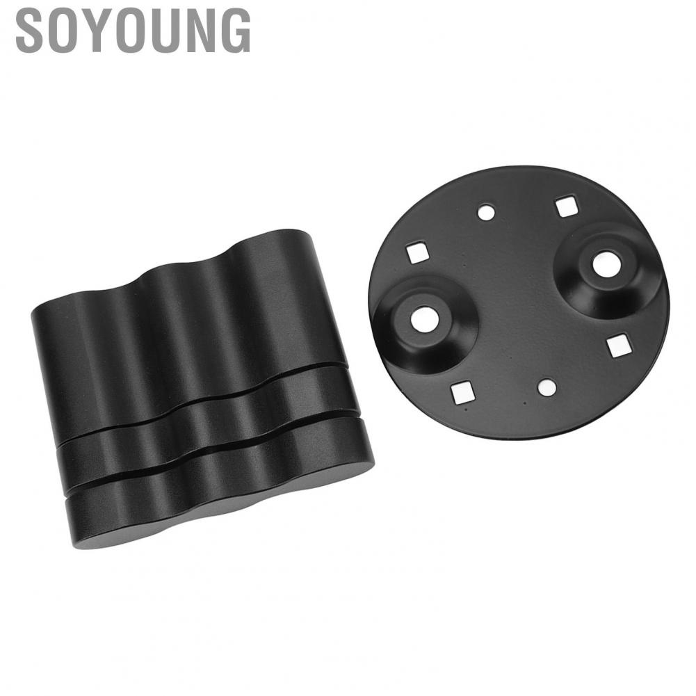 Soyoung Gas Can Mount  Strong Strength Compact Structure Black Electrophoretic Coating Gasoline Pack RX DLX PM for Motorcycle