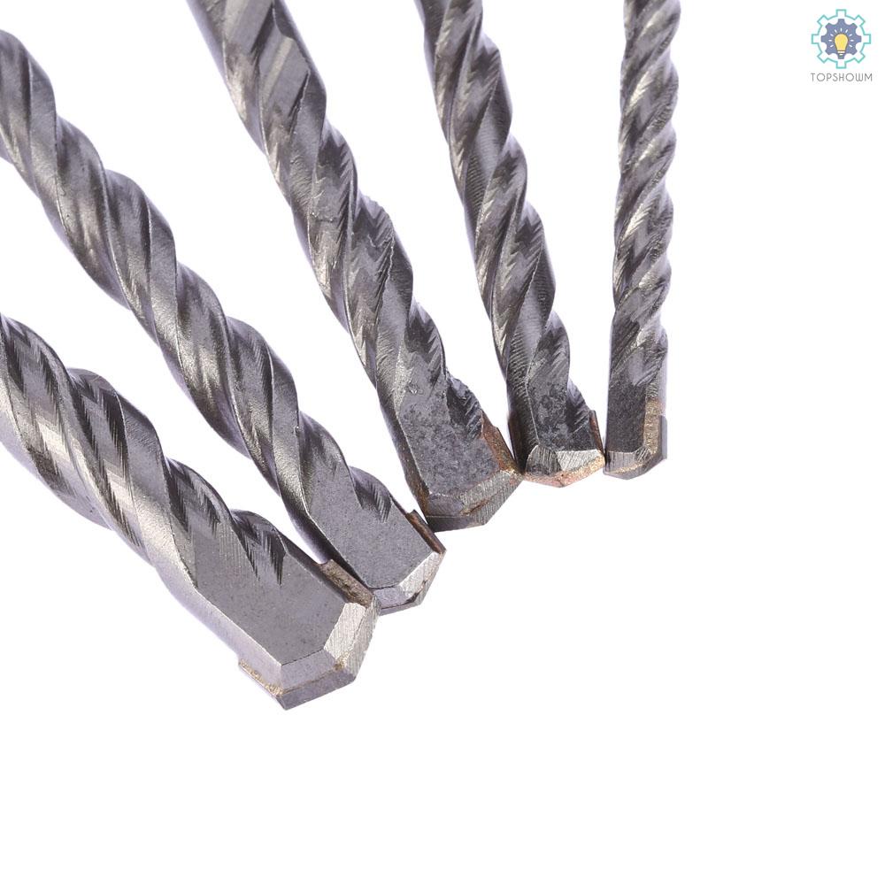 Set 5 Mũi Khoan Bê Tông Điện 2 Rãnh SDS 2 Rãnh SDS PLUS 4mm 5mm 6mm 6mm 8mm Chuyên Dụng