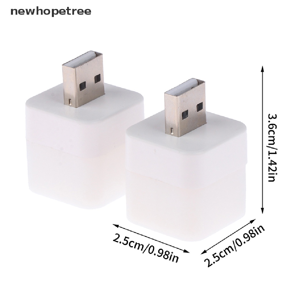 Đèn Led USB Mini Hình Vuông Bảo Vệ Mắt Khi Đọc Sách