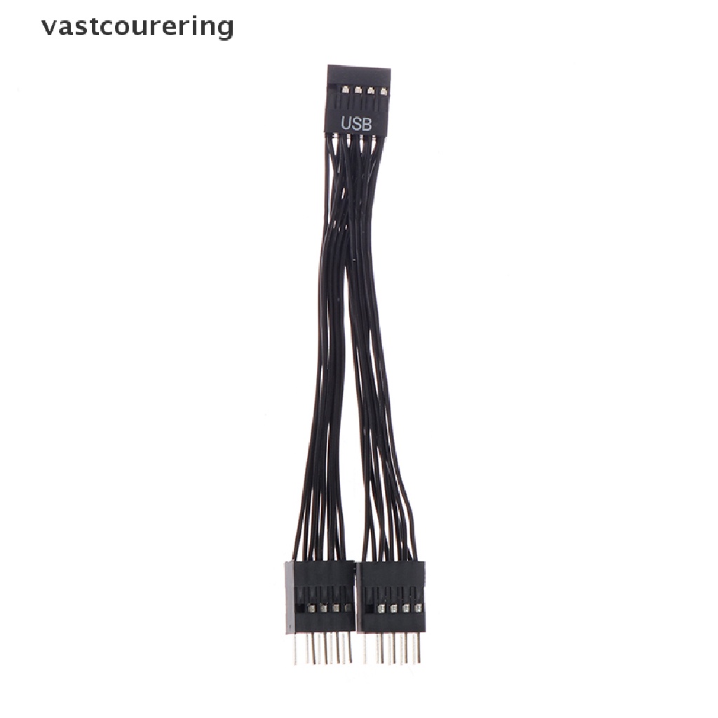 1 Dây Cáp Nối Dài Bo Mạch Chủ Máy Tính 9 Pin 1 Female Sang 2 Male Y