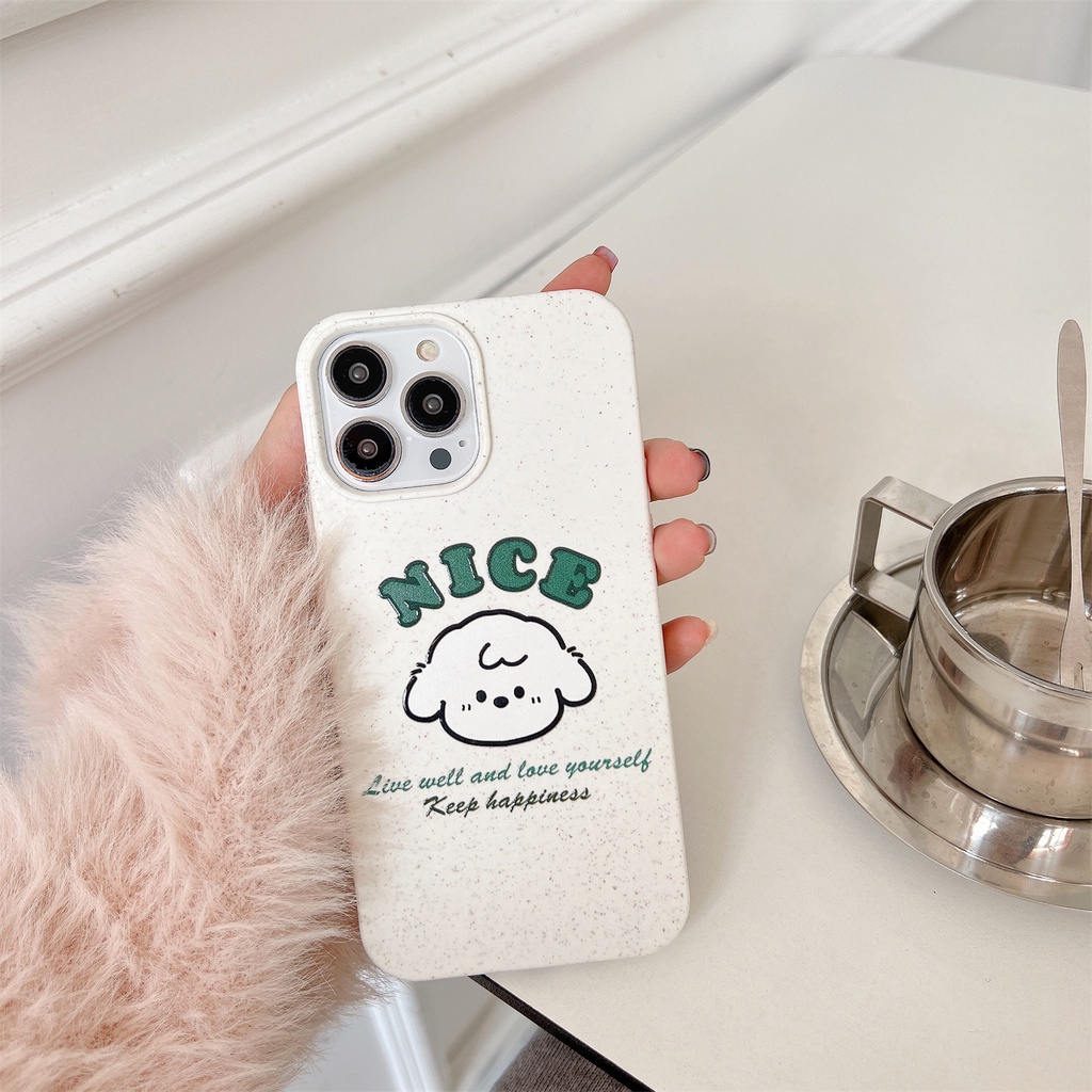 Ốp Điện Thoại TPU Silicon Mềm Chống Sốc In Hình Chú Cún Dễ Thương Cho iphone 14 Pro Max 13 12 11