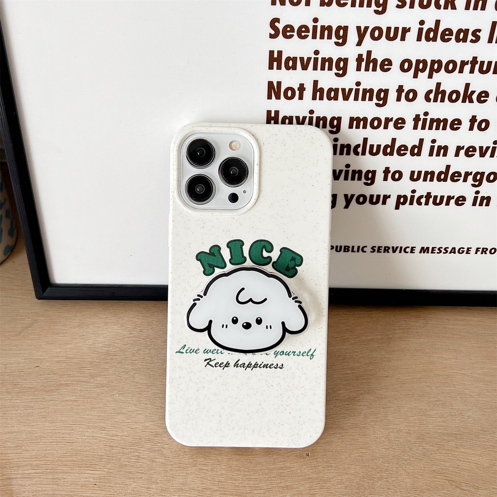 Ốp Điện Thoại TPU Silicon Mềm Chống Sốc In Hình Chú Cún Dễ Thương Cho iphone 14 Pro Max 13 12 11