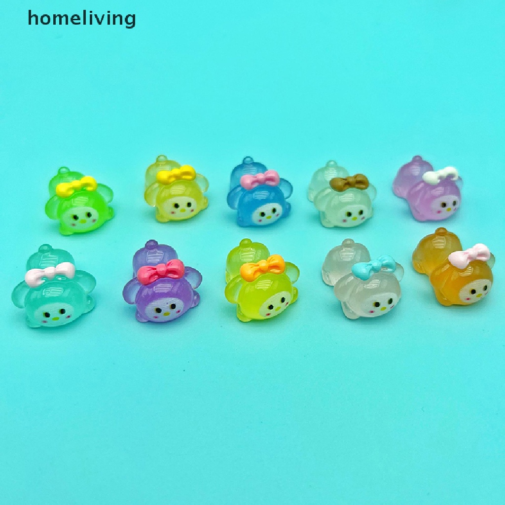 Bộ 2 Mô Hình Giai Điệu My Melody Mini Bằng Nhựa Resin Màu Sắc Ngẫu Nhiên Dùng Trang Trí DIY