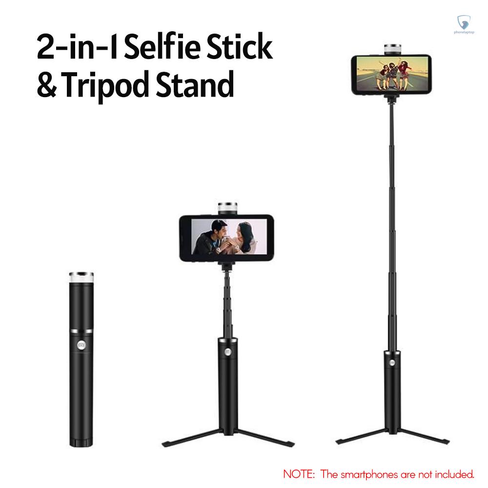 Gậy Tự Sướng 2 Trong 1 Có Giá Đỡ Ba Chân Kèm Đèn LED Điều Khiển Từ Xa Hỗ Trợ Quay Video / Phát Trực Tuyến