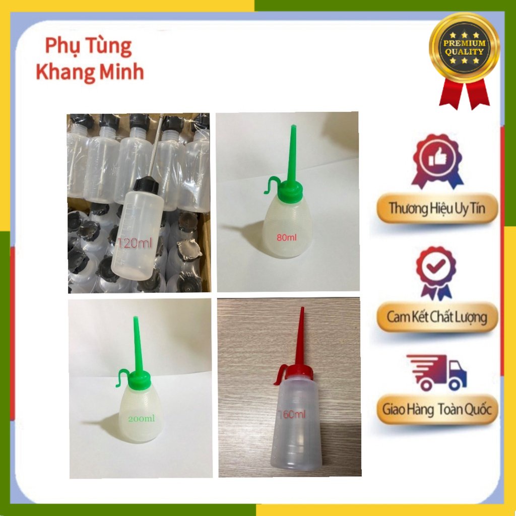 Bình Đựng Dầu (Vịt Dầu) Máy May Công Nghiệp Phụ Tùng Khang Minh