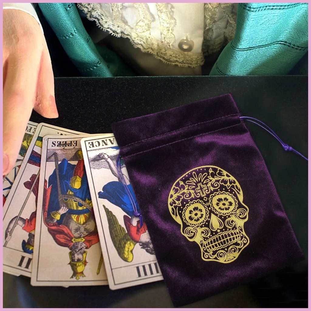 Túi Dây Rút Đựng Bài Tarot 13x18cm / 5.12x7.09in Tiện Dụng