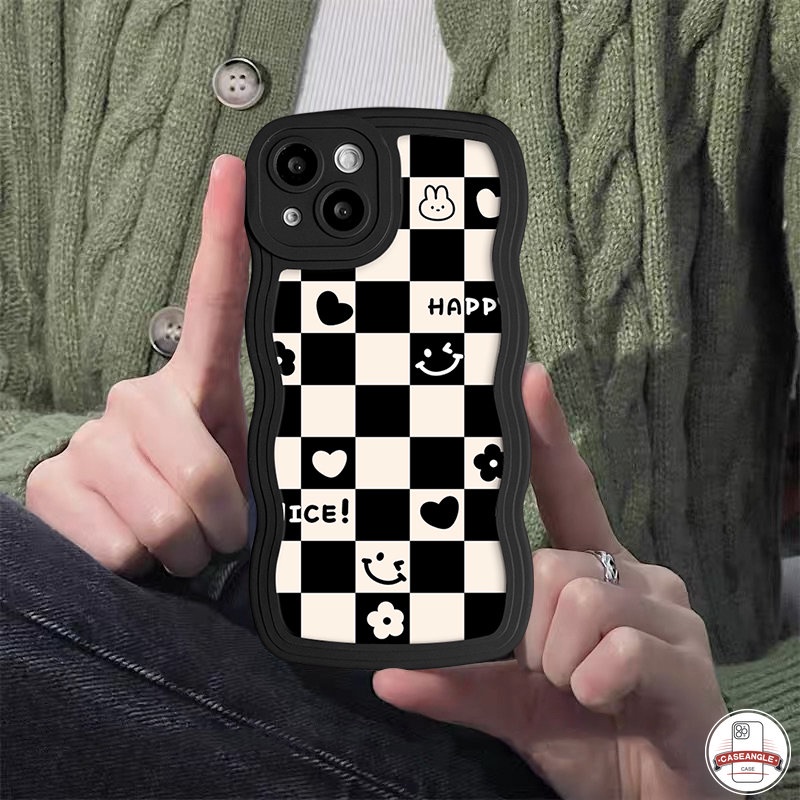 Ốp Điện Thoại Tpu Viền Lượn Sóng Hình Gấu / Trái Tim Cho iPhone 6s 6 7 8 14 Plus 11 14 13 12 Pro Max 7Plus XR X XS Max SE 2020