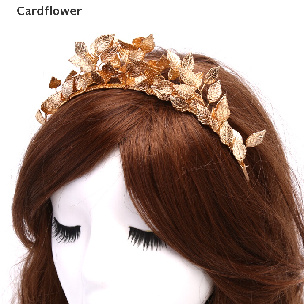 < Cardflower > Cài Tóc Hình Vương Miện Bằng Kim Loại Màu Vàng / Bạc Trang Sức Đám Cưới Mới Đang Giảm Giá