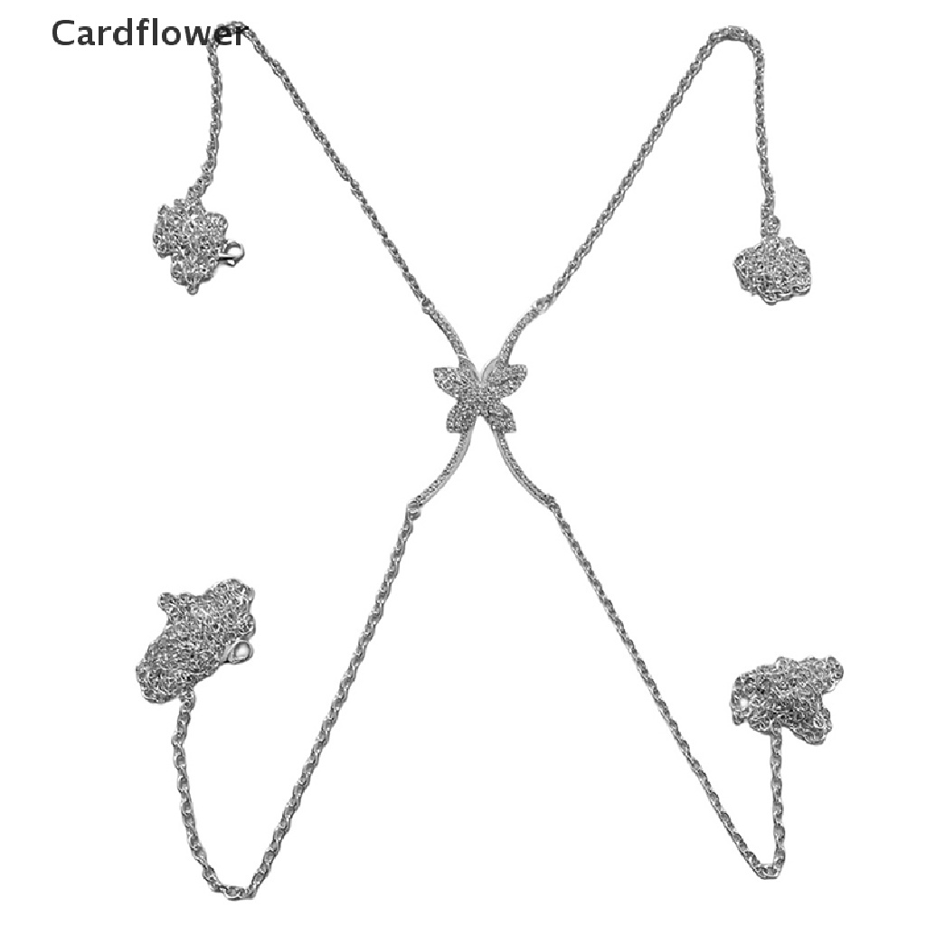 Vòng cổ Đeo Ngực Mặt Hình Bướm Đính Đá Thời Trang Cho Nữ