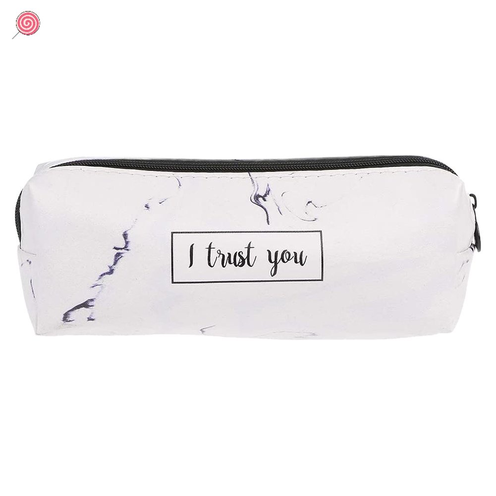 Túi Đựng Bút Bằng Vải Sức Chứa Lớn Màu Sắc Tương Phản Đơn Giản