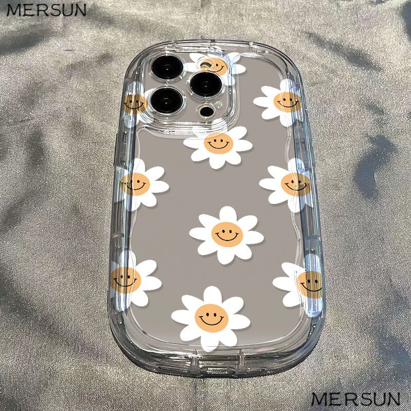 ✅Ốp Điện Thoại Dẻo Trong Suốt Họa Tiết Hoa Cúc Nhỏ Xinh Chống Sốc Cho iPhone14 promax 118p137xr / xs / 12