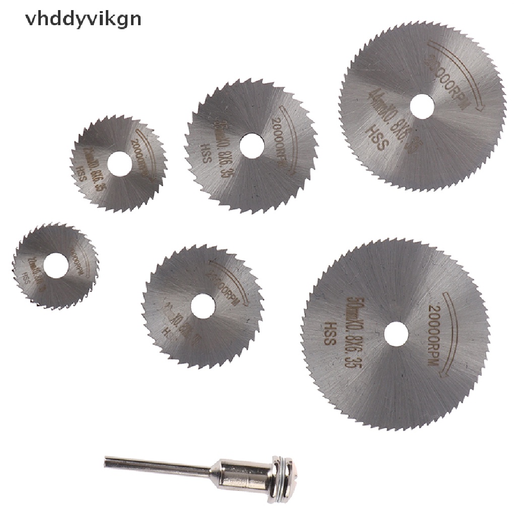 Set 7 Lưỡi Cưa Dạng Đĩa Tròn HSS Chuyên Dụng