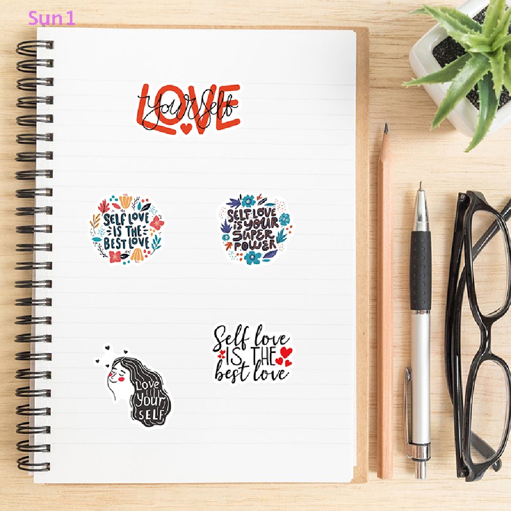 Set 50 Sticker Graffiti Dán Trang Trí Laptop Ghi Ta Ván Trượt Điện Thoại