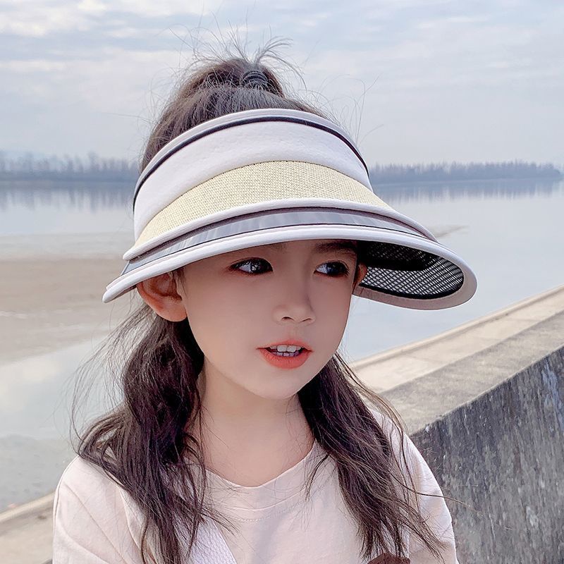 Mũ Rộng Vành Che Nắng Chống Tia Cực Tím Thời Trang Đi Biển Mùa Hè Cho Bé