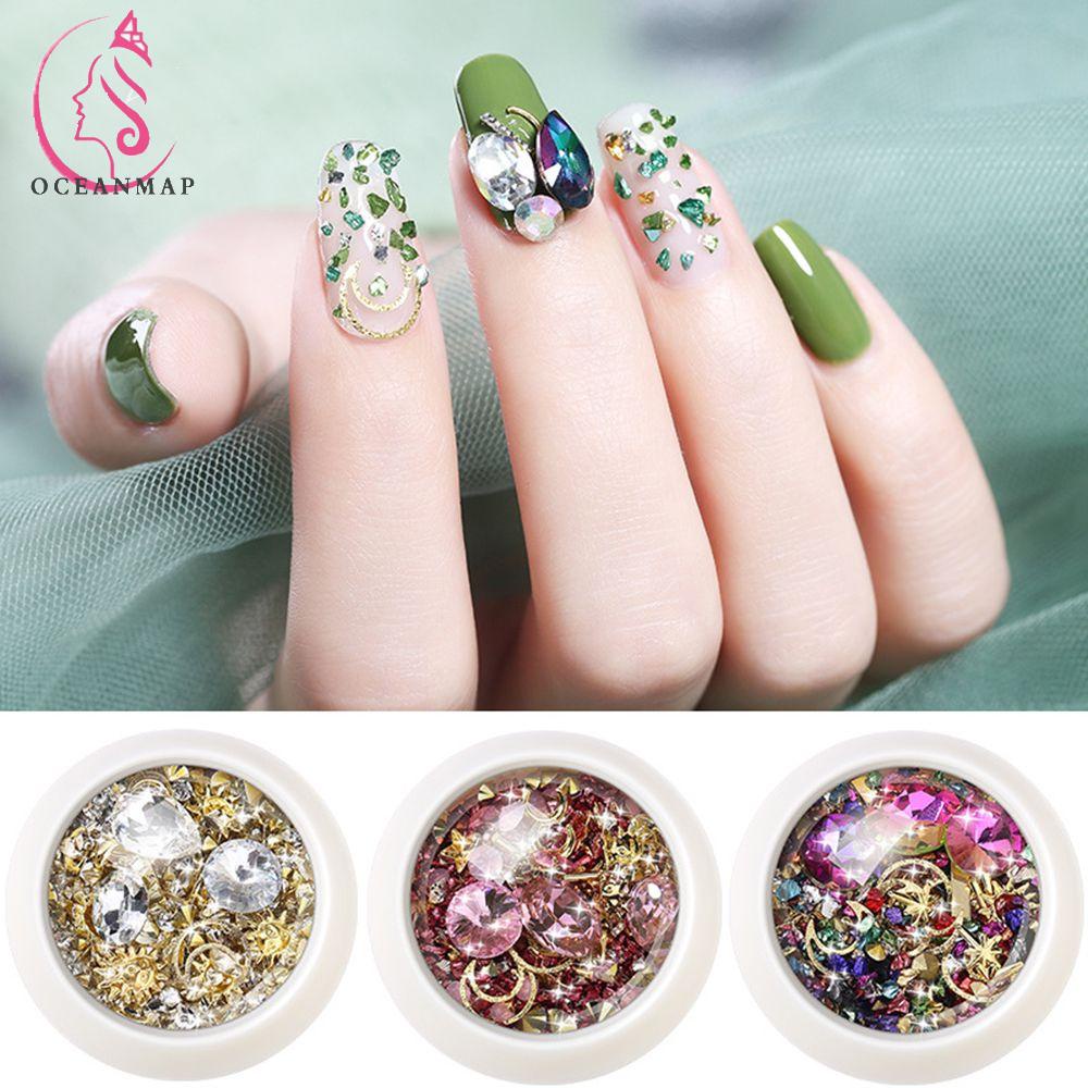 Hộp đá hoa cương 3D chuyên dụng trang trí móng tay nghệ thuật