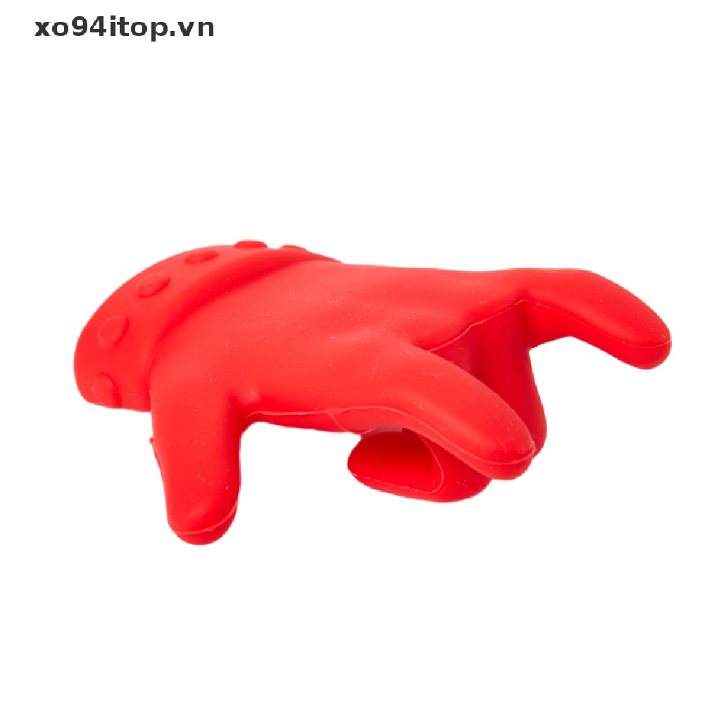 Kẹp Nhấc Nắp Nồi Bằng Silicon Chống Tràn Tiện Dụng