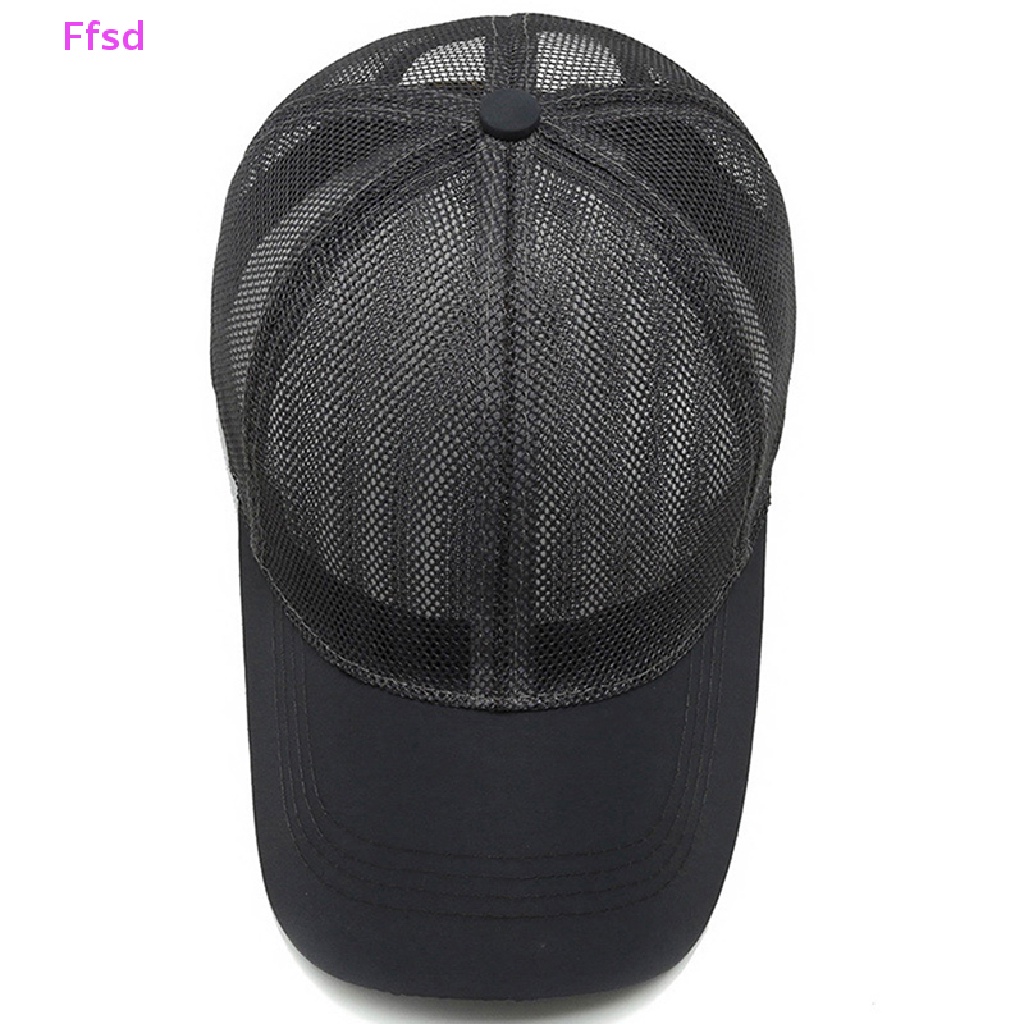 {Ffsd} Mũ Lưỡi Trai Phối Lưới Unisex Nhanh Khô Có Thể Điều Chỉnh Được Dùng Khi Chạy Bộ Câu Cá / Đánh Golf * Bán Chạy