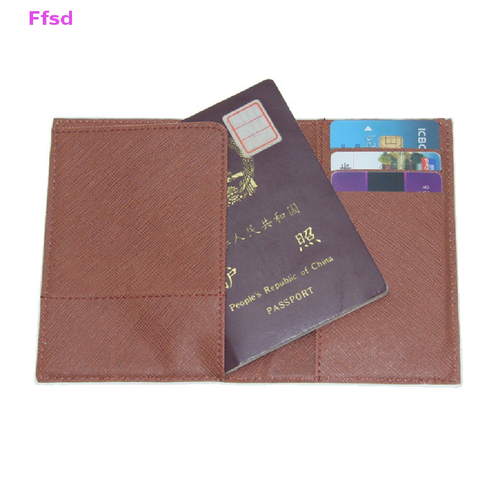 {Ffsd} Hàng Bán Chạy 1 Ví PU Đựng Hộ Chiếu Thẻ ID Họa Tiết Kỳ Lân Chống Thấm Nước