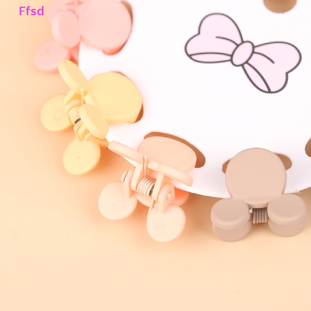 Bộ 10 Kẹp Tóc Càng Cua Nhỏ Hình Bướm / Ngôi Sao Dễ Thương Cho Bé Gái