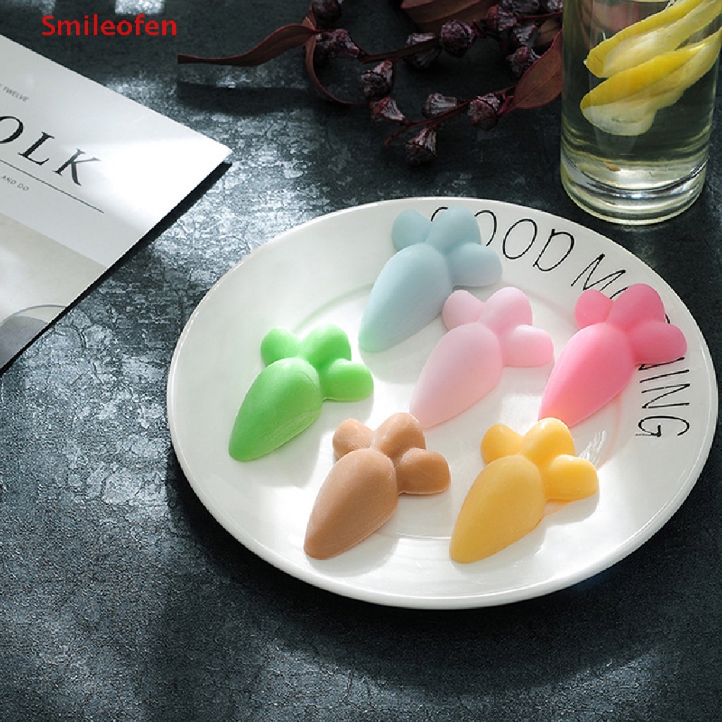 Khuôn Silicon Làm Bánh / Sô Cô La Hình Củ Cà Rốt DIY Mới