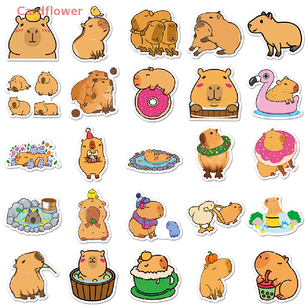 Bộ 50 Miếng Dán Chống Thấm Nước Hình Động Vật Dễ Thương Mới