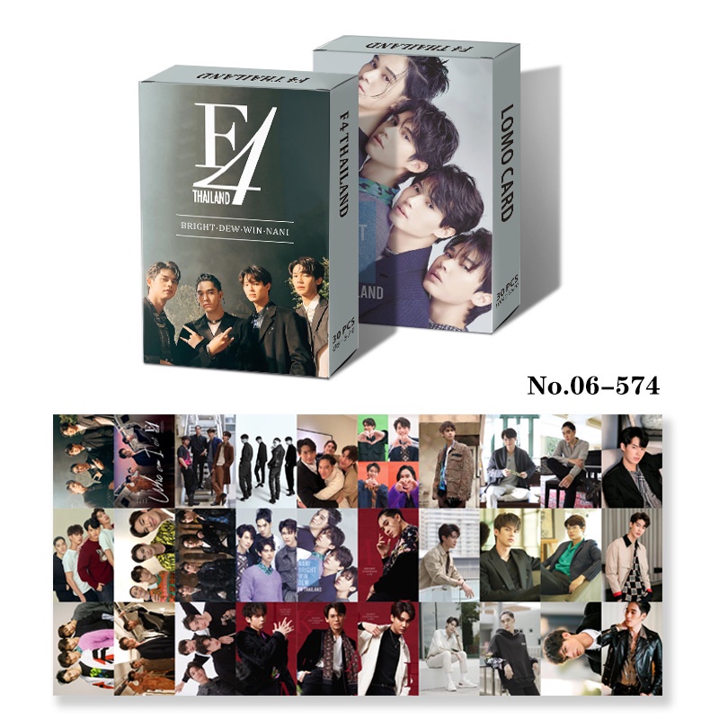 Thailand-F4 JACKSON OFFGUN IU BRIGHT-WIN SINGTO KRIST Photocard Bangtan Boys 30pcs/box LOMO Card
