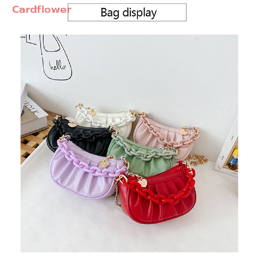 Túi Đeo Chéo Mini Đựng Tiền Xu Dễ Thương Cho Bé Gái < Cardflower > Mới