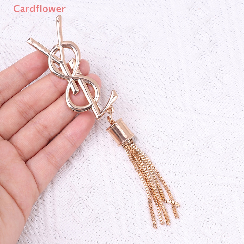 < Cardflower > Túi Xách Bằng Da Cứng Có Khóa Kim Loại Phối Tua Rua DIY Tinh Tế Mới