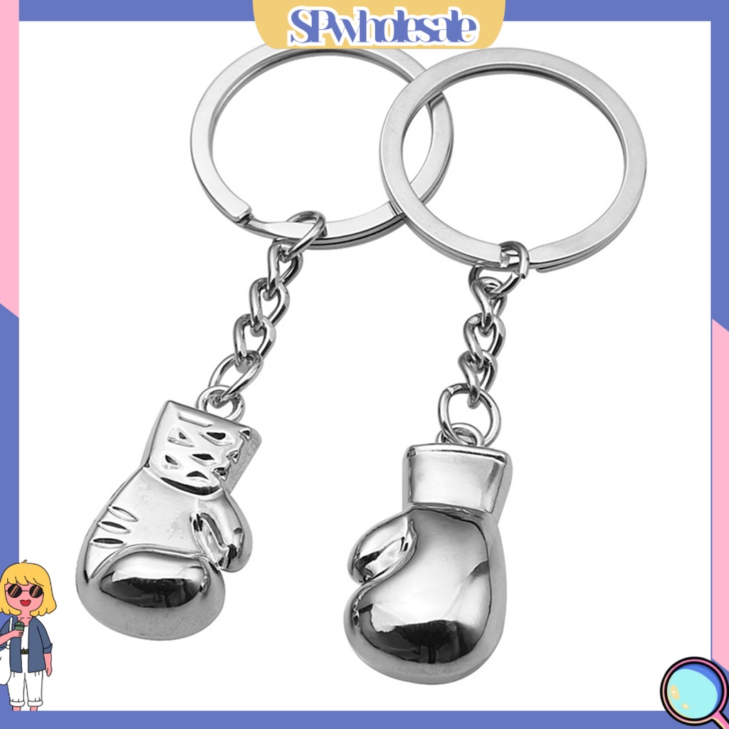 <SPwholesale> 2 Móc Khóa Hình Găng Tay Boxing Mini Độ Cứng Cao