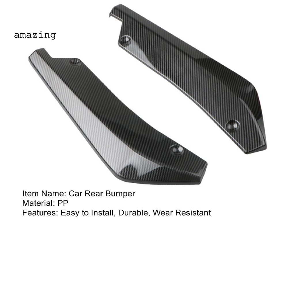 1 Cặp Miếng Dán Cản Sau Xe Hơi Chống Va Chạm Chống Gỉ