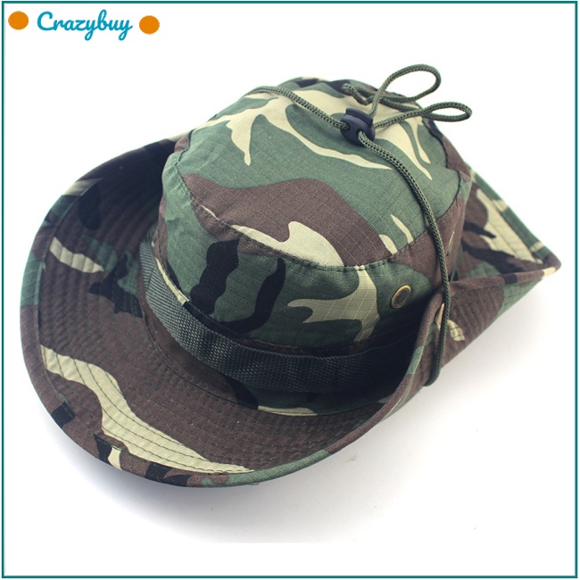 Cr Nón Vành Tròn Chống Nắng Tiện Dụng Khi Đi Câu Cá / Leo Núi / Cắm Trại