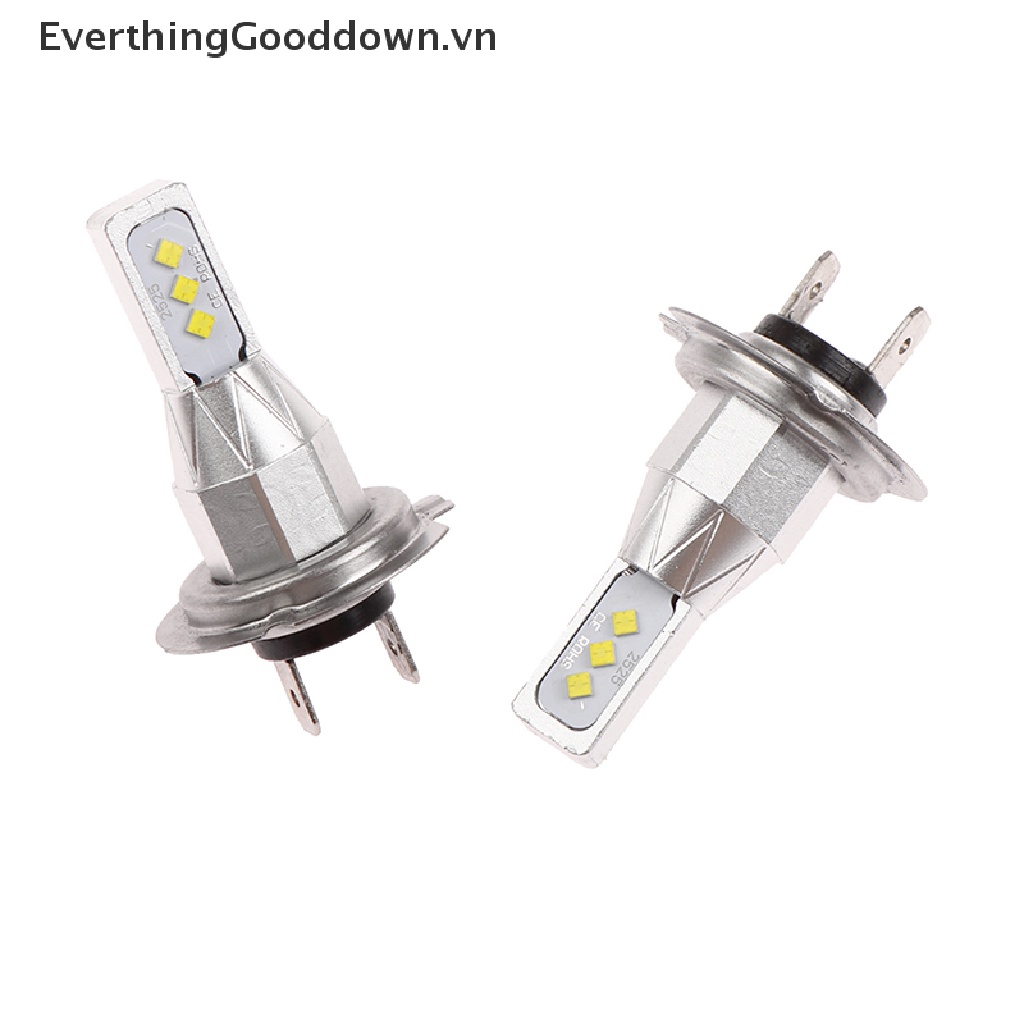 1 Bóng Đèn LED H7 24V 12V 80W Ánh Sáng Trắng Cao Cấp Cho Ô Tô