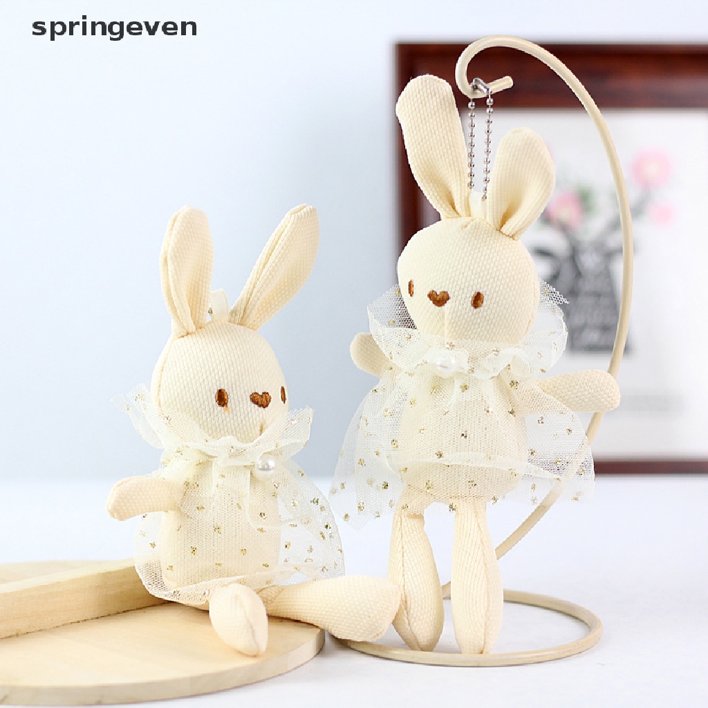 Móc Khóa Thỏ Nhồi Bông Chất Lượng Cao Dễ Thương