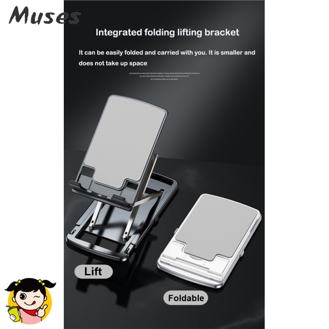 Giá Đỡ Điện Thoại Bằng Hợp Kim Nhôm Và Silicon Chống Trượt HZ12