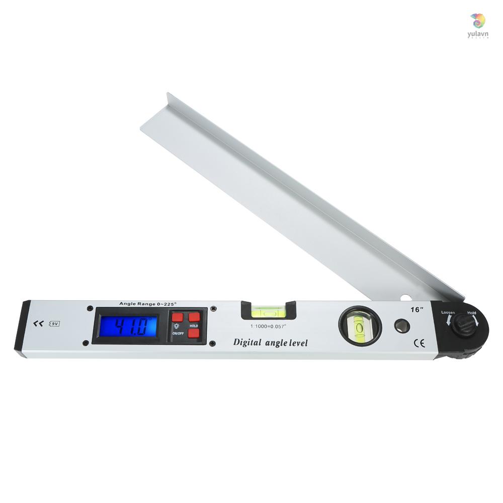 Thước Đo Góc Kỹ Thuật Số 0-225 Độ 400mm 16inch Chuyên Dụng