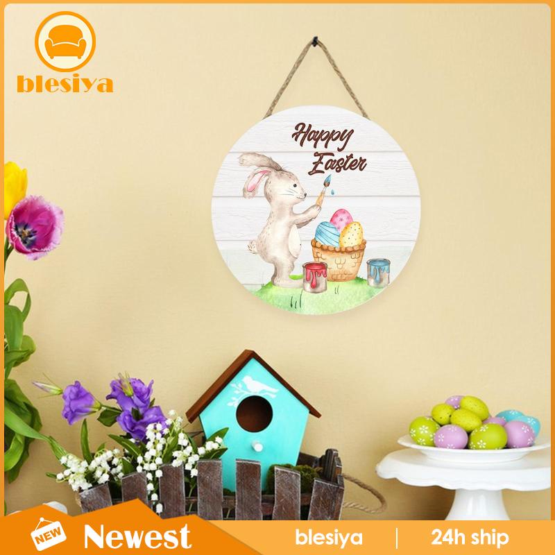 [Blesiya] Móc Treo Cửa Họa Tiết Thỏ Phục Sinh Trang Trí Nhà Cửa
