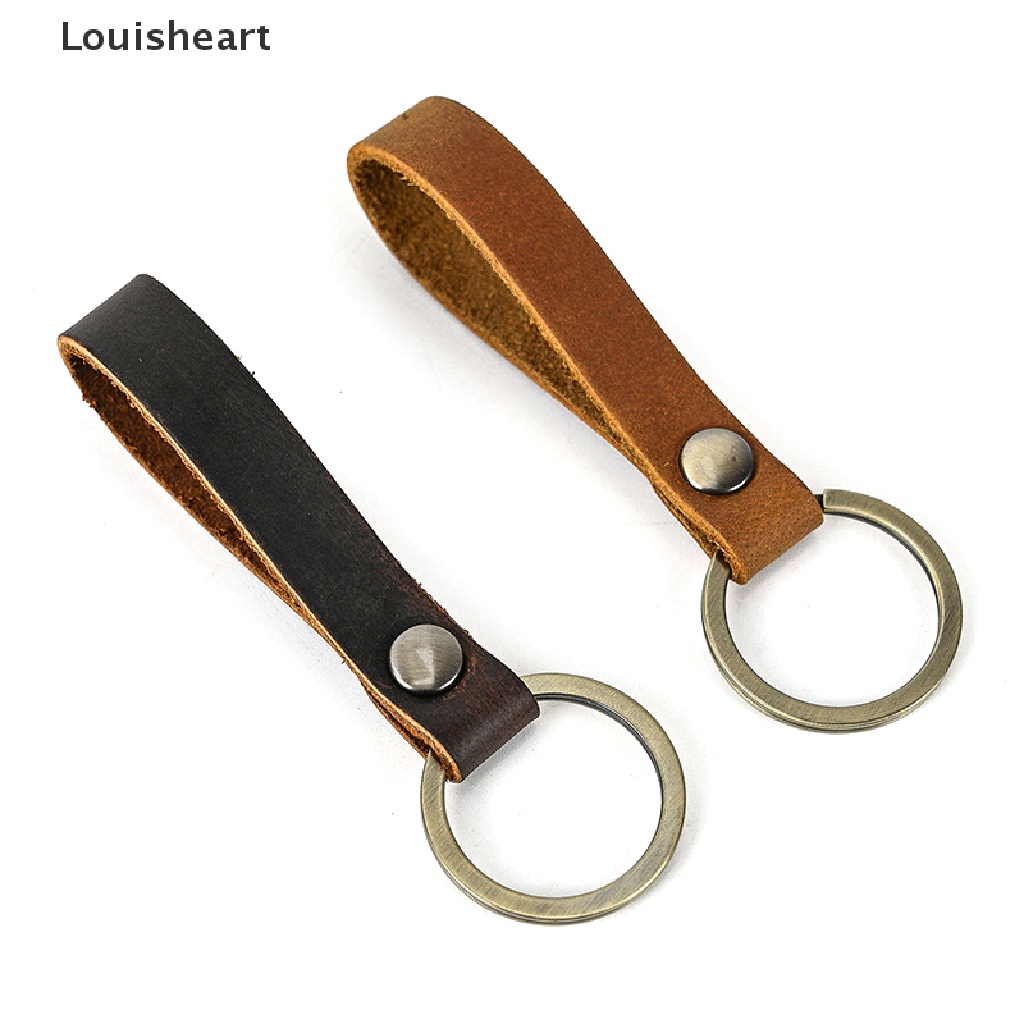 Móc Chìa Khóa Xe Hơi Mini Bằng Da Bò Hiệu Louisheart TFG