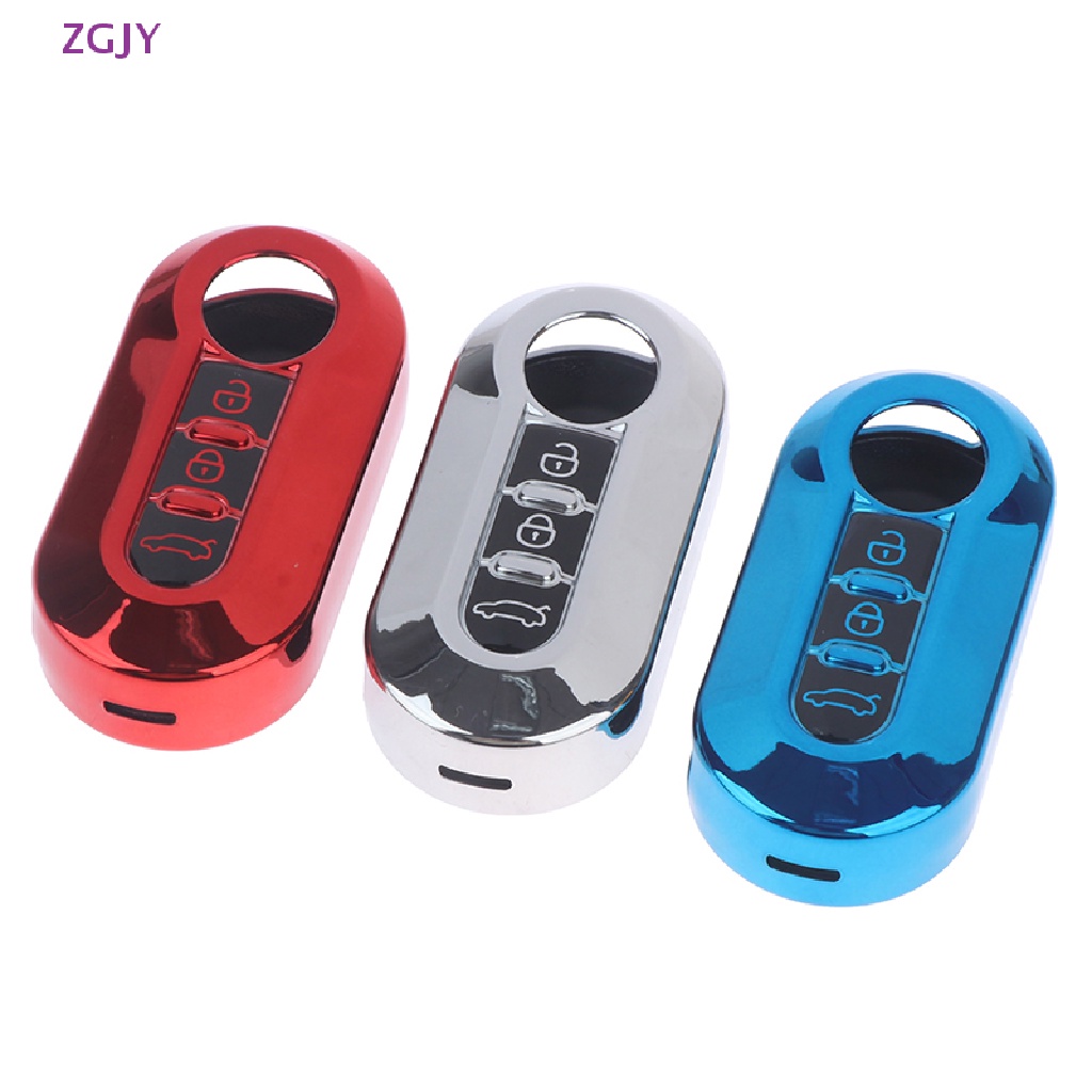 Vỏ Bảo Vệ Chìa Khóa Điều Khiển Từ Xa 3 Nút Gấp Gọn Cho Fiat 500 Boyue Lingya Mới